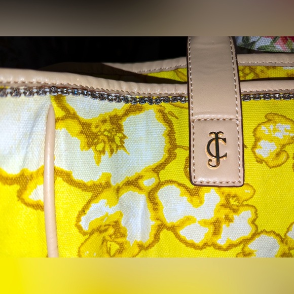 Juicy Couture Yellow Hawaiian floral tote - Picture 2 of 6